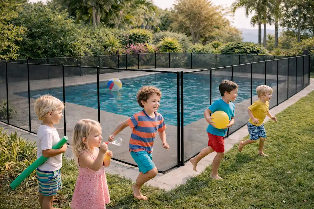 vallas-de-seguridad-para-piscinas-ninos-y-padres-jardin