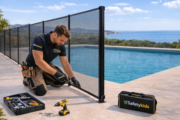 vallas-de-seguridad-para-piscinas-tecnico-instalando